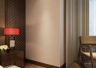 Não - papel de parede removível moderno bege puro tecido para o quarto, hotel