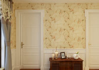 Papel de parede impermeável da folha do papel de parede/ouro do estilo country com teste padrão floral