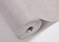 Wallcovering do vinil/umidade laváveis cinzentos profundamente gravados do papel de parede - prova
