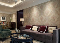 Vinil impermeável rústico removível do papel de parede floral, papel de parede da decoração do quarto