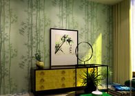 Wet Embossing Moisture - Proof Non woven Wallpaper With Bamboo Pattern