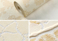 European Vintage Style Wallpaper With Wet Embossing , Non - Woven Materials