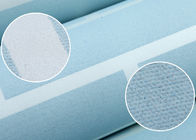 Materiais não tecidos autoadesivos azuis do papel de parede do efeito do tijolo 3D, pre - colado