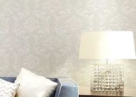 Floral molhe - o papel de parede europeu tecido não gravado do estilo para a sala de estudo
