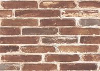 Papel de parede quente do tijolo da loja do potenciômetro da padaria industrial velha natural da sala de visitas do fresco do papel de parede do tijolo das fibras de planta 3D