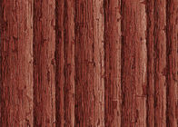 Eco - papel de parede lavável durável do vinil do estilo natural amigável com teste padrão velho da árvore