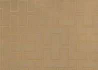 Papel de parede Strippable 0.53*9.5m do fundo da tevê do papel de parede do estilo chinês da manta do PVC