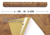 Grão de madeira durável que imprime o papel de parede autoadesivo moderno do PVC, 0.45*10M