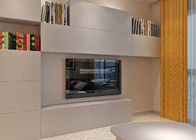 Luz - papel de parede autoadesivo do estilo moderno cinzento da cor para a decoração da mobília