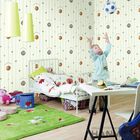Best Selling Football Design Walllpaper Modern Chinese Manufacturer PVC Kids Room