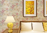 papel de parede do quarto do contemporâneo de 0.53*10M com luz - teste padrão floral amarelo, isolação térmica