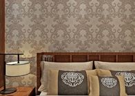 Papel de parede vitoriano lavável do estilo para a sala de visitas, prova contemporânea do molde do papel de parede do damasco