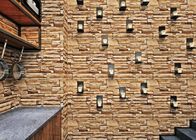 Cobertas removíveis do papel de parede do efeito do tijolo do PVC 3D/de parede efeito do tijolo, disponíveis