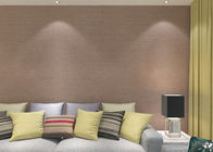 Cobertas de parede gravadas Brown impermeáveis, papel de parede moderno da sala de visitas do PVC