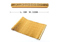 O papel de parede luxuoso impermeável da decoração com material da folha de ouro, ISO do CE Certificate