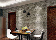 papel de parede lavável do vinil do efeito do tijolo 3D para a decoração da casa, tamanho de 0.53*10M