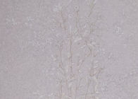 Cobertas de parede contemporâneas do vinil removível com teste padrão cinzento da folha para a sala de estudo