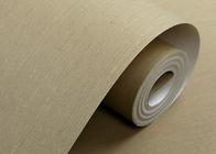 - Wallcovering tecido não impresso bege 0.53*10M da sala do fundamento do papel de parede