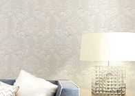Molhado europeu não tecido floral colorido do projeto da sala do papel de parede do estilo gravado