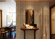 A natureza 3d de bambu dirige o papel de parede, papel de parede do efeito da sala de visitas 3d para paredes