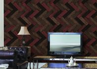 Simulação gravada Pvc moderna lavável luxuosa das cobertas de parede da madeira