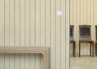 cobertas de parede contemporâneas da sala de visitas de 0.53*10M/rolo com teste padrão das listras verticais