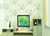 Baixo papel de parede Eco-amigável da sala de visitas da inflamabilidade, papel de parede de decoração interior