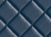 Papel de parede alto do couro de imitação do teste padrão do diamante, material moderno do PVC do papel de parede da sala