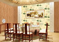 Coberta de parede contemporânea do teste padrão animal de Lotus do estilo chinês para a decoração da sala/restaurante