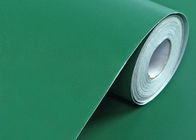 Profundo econômico - papel de parede autoadesivo do PVC da cor verde com processo impresso