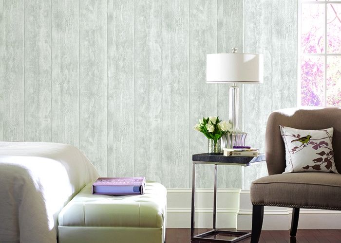 Som - o papel de parede moderno famoso absorvente modela em casa a decoração da cor de madeira